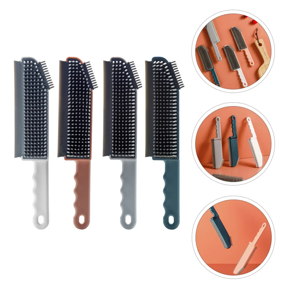 

4pcs Practical Cleaning Brushes Tile Grout Brush Kitchen Bathroom Cleaning Tool