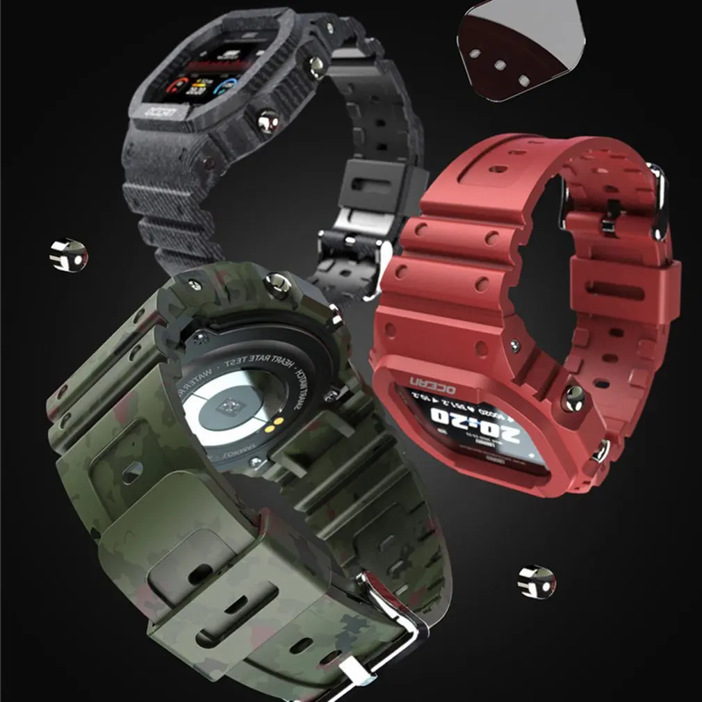 

Ocean Smart Watch Waterproof Smart Sports Watch Fitness Tracker Call Reminder Remote Camera Smart Wristwatch