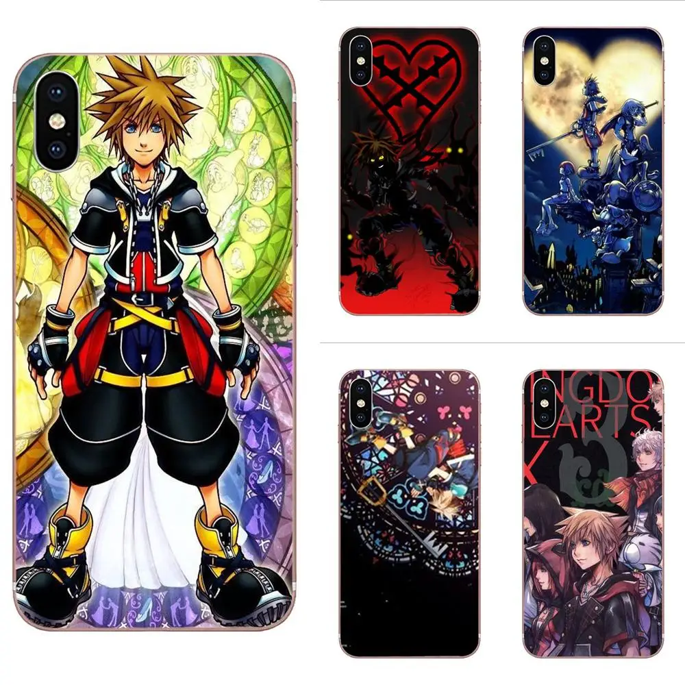 Аниме витражное стекло Королевство сердце мягкое для Xiao mi 3 4 4C 4i 5 5s 5X6 6X8 SE Pro Lite A1 Max