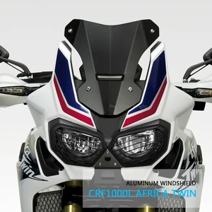 motorcycle accessories windscreen windshield wind shield screen protector for honda crf1000l africa twin crf 1000 l 2016 2019 free global shipping