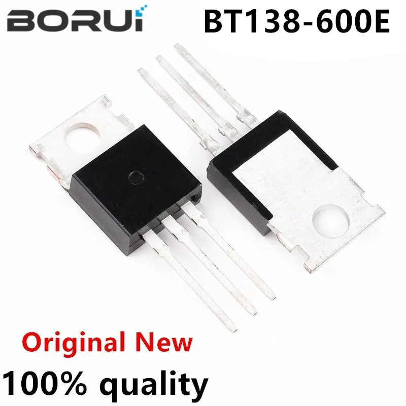 5 шт. Φ BT138 BT138-600E Triacs RAIL TRIAC 600V 12A TO-220 новый оригинальный | Электронные компоненты и