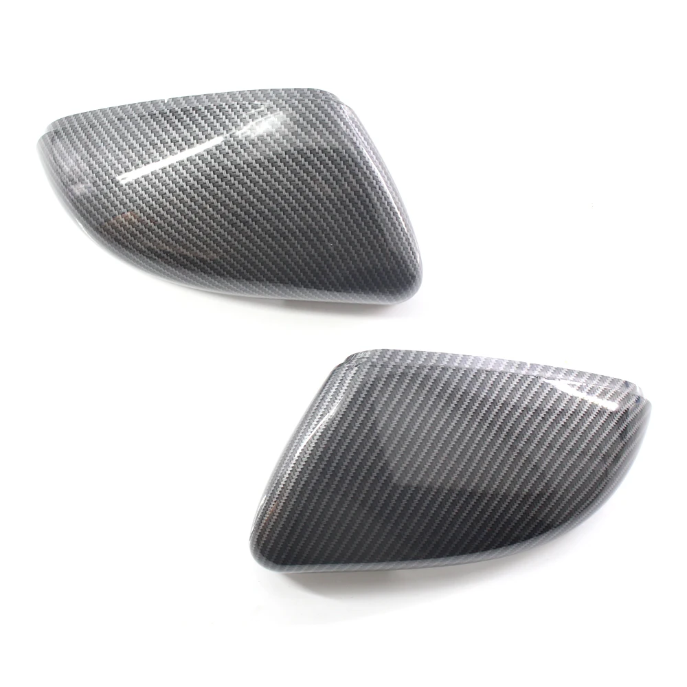Стильная крышка зеркала из углеродного волокна с принтом пассажирского водителя