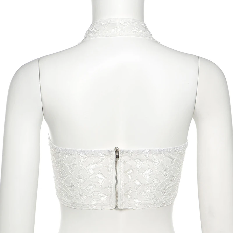 

LALUMAI 2021 Women's casual Vest Sleeveless summer fashion U-neck butterfly dew back navel sexy vest Short Tank Top