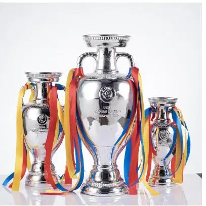 16 77 см дизайн Декор Франция 2021 Европейский Серебро трофей Чемпион Кубок веер