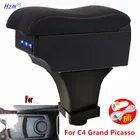 Подлокотник для Citroen Grand C4 Picasso, подлокотник для Citroen grand C4 Picasso, подлокотник для автомобиля, интерьер, аксессуары USB