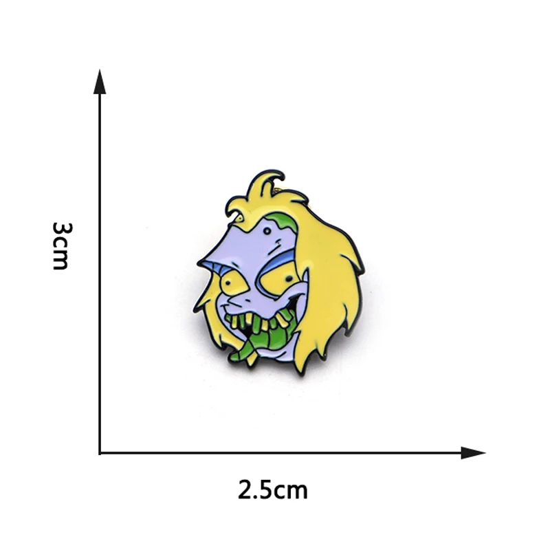 

SP786 Horror Movies Metal Enamel Pins and Brooches for Lapel Pin Backpack Bags Badge Collection Halloween Gifts