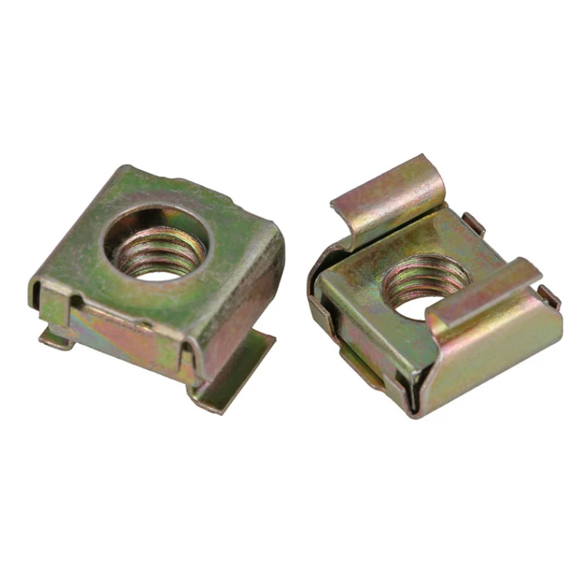 Клетчатые гайки M5 M6 из углеродистой стали оцинкованная квадратная плавающая