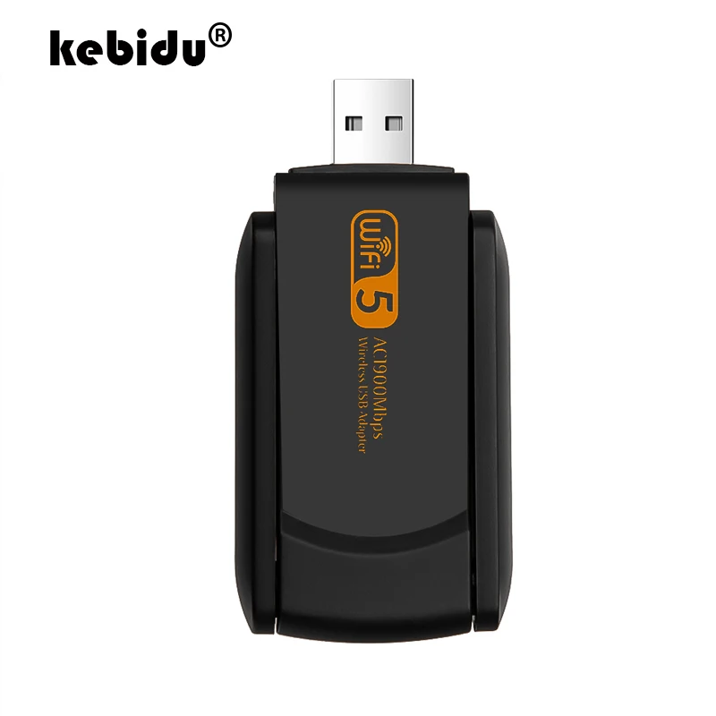 Двухдиапазонный USB Wifi адаптер kebidu 1900 Мбит/с ключ сетевая карта переменного тока