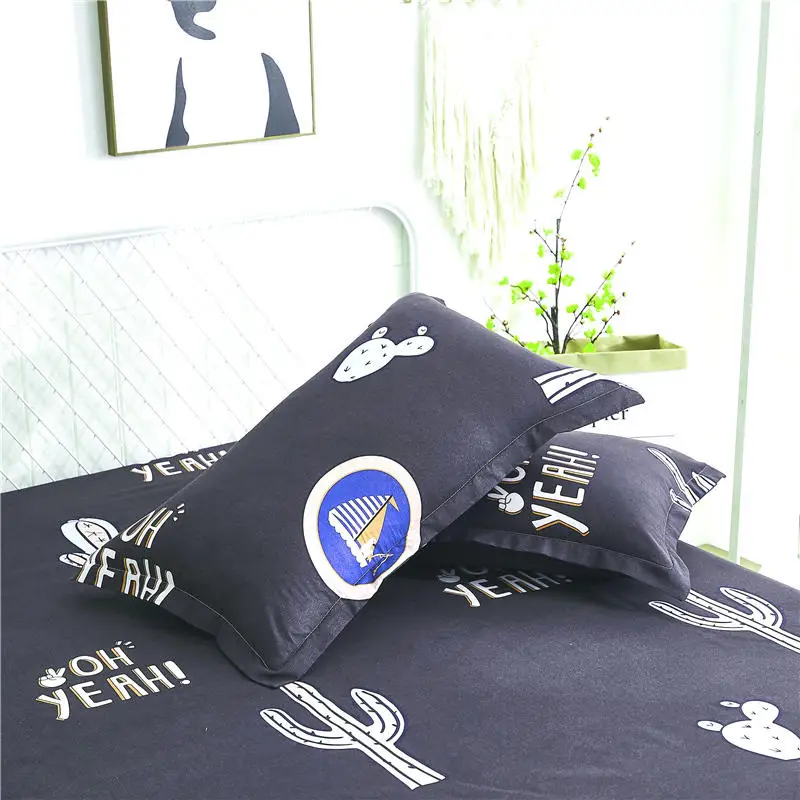

1/2 Pcs Cotton Printed Pillowcase Comfortable Pillow Cover Case For Bed Pillow Covers Top Quality Pillow Case Dropshipping