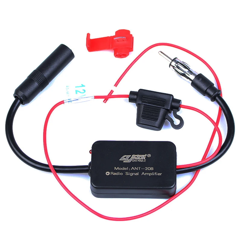Автомобильный радиоприемник FM антенна усилитель сигнала радио приема для