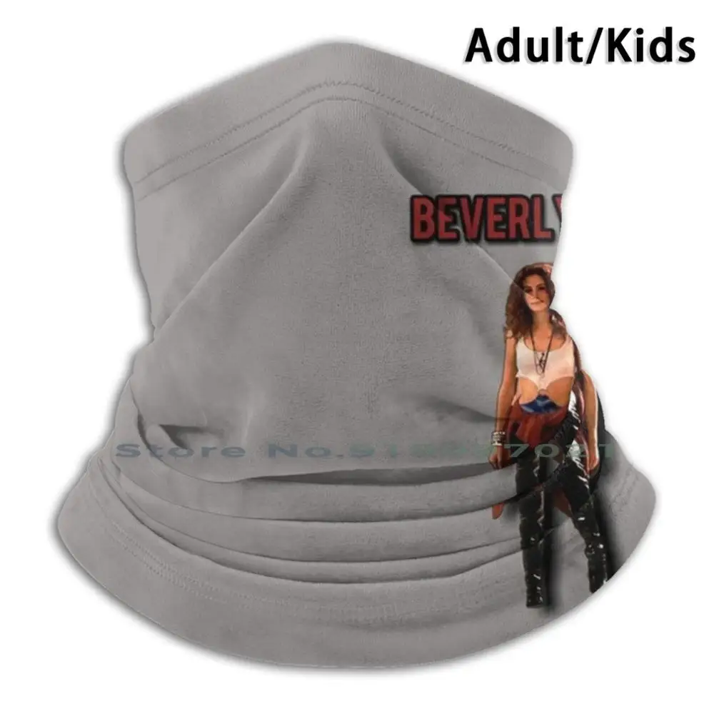 

Беверли Хиллз шарф маска шея Обогреватель лица шарф бандана Mascarillas Беверли Хиллз Юлия Робертс с надписью