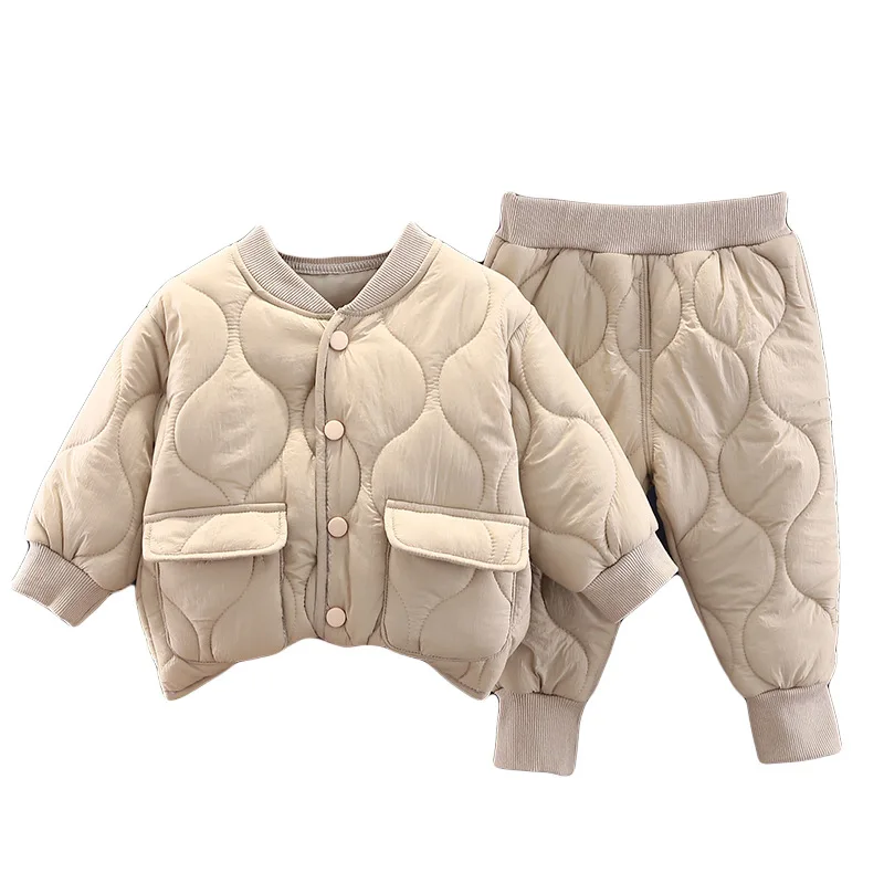 Chaqueta de plum&oacute;n para ni&ntilde;os de 1 a 4 a&ntilde;os, ropa cortavientos a prueba de fr&iacute;o, traje para ni&ntilde;os-4