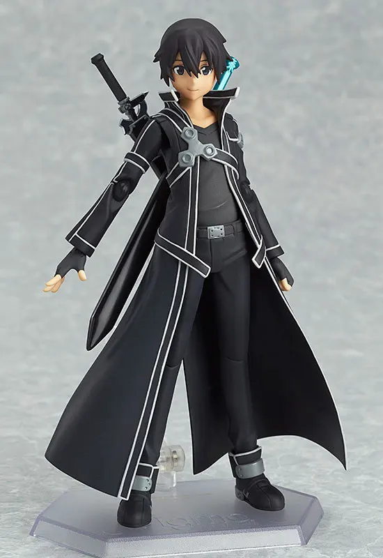 Бесплатная доставка 15 см Figma 174 меч искусство онлайн SAO Kirito экшн-фигурка игрушка