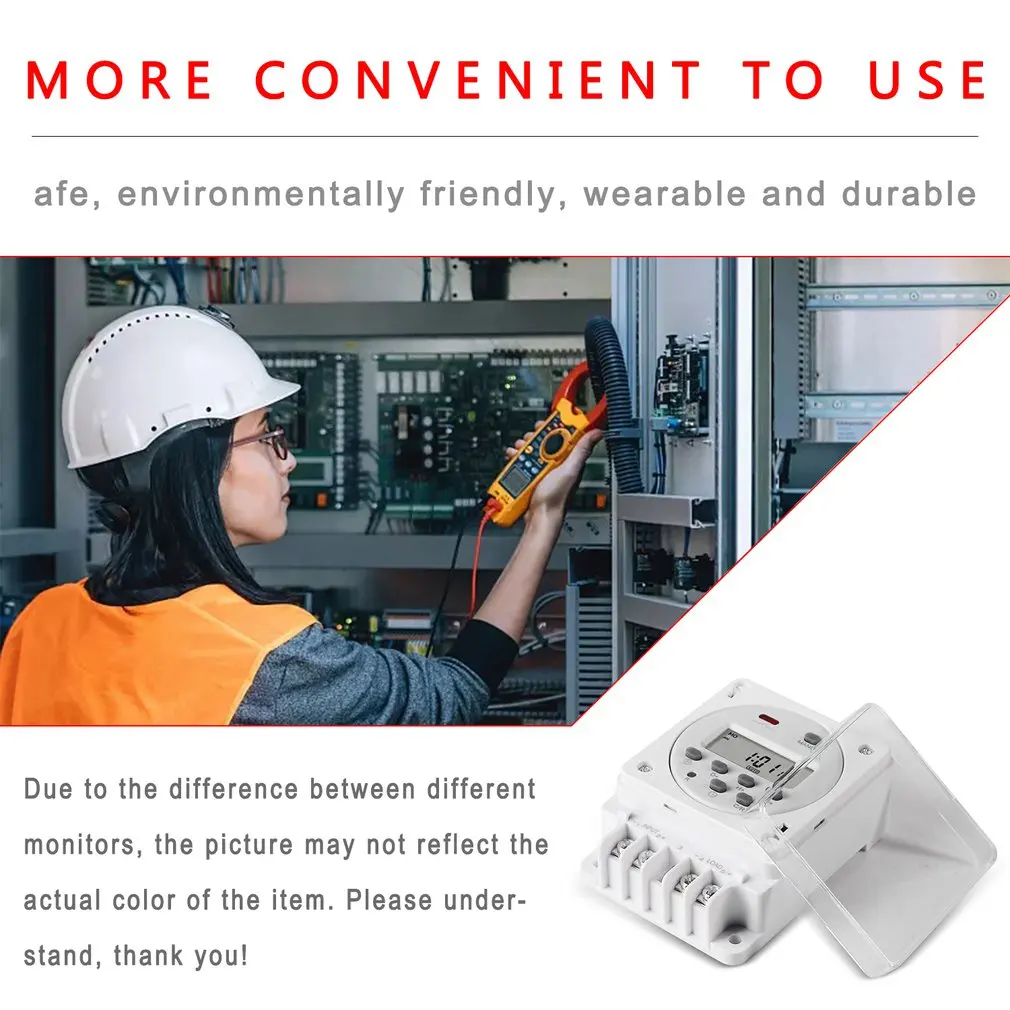 

CN101E Series With Mounting Base Time-controlled Timer Switch No Loose Parts Built-in Battery 40HMA Switch