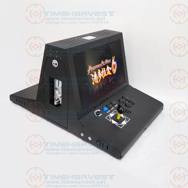 

Новая мини-машина для аркадных игр Bartop, игровой автомат для 2 игроков с ЖК-экраном 18,5 дюйма, Настольная видеоигра с коробкой Pandora DX 5000 в 1, Наст...