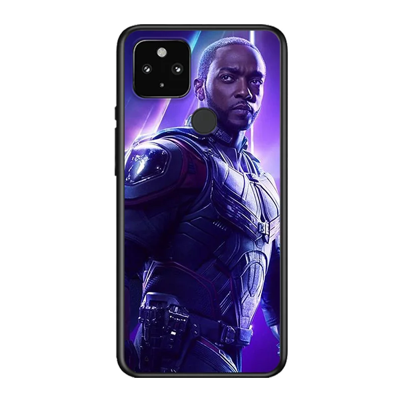 

Marvel The Falcon and the Winter Soldier For Google Pixel 5 4A 5G 4 XL Soft Shell TPU Silicone Black Cover Phone Case