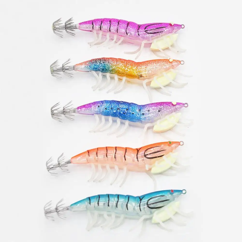 

Наживка-кальмар Sinker Jigs Осьминог Дерево Креветки приманка с крючком кальмара мягкая нога светящиеся рыболовные приманки рыболовные инструм...