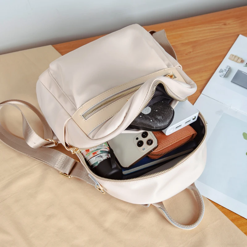 

Women Backpack Designer 2021 Fashion Shoulder Bag Oxford Fabric Casual Small Backpack Purse for Ladies Versatile Travel Bags