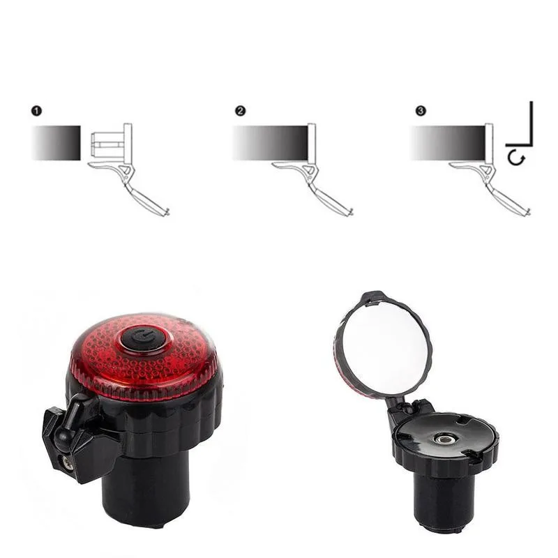 

Handlebar Plug Reflector 360 Degree Adjustable Bike Plug Mirror Accessori Handlebar Bicycle Rear View Bicycle Cycling Q6A5 J6Y8