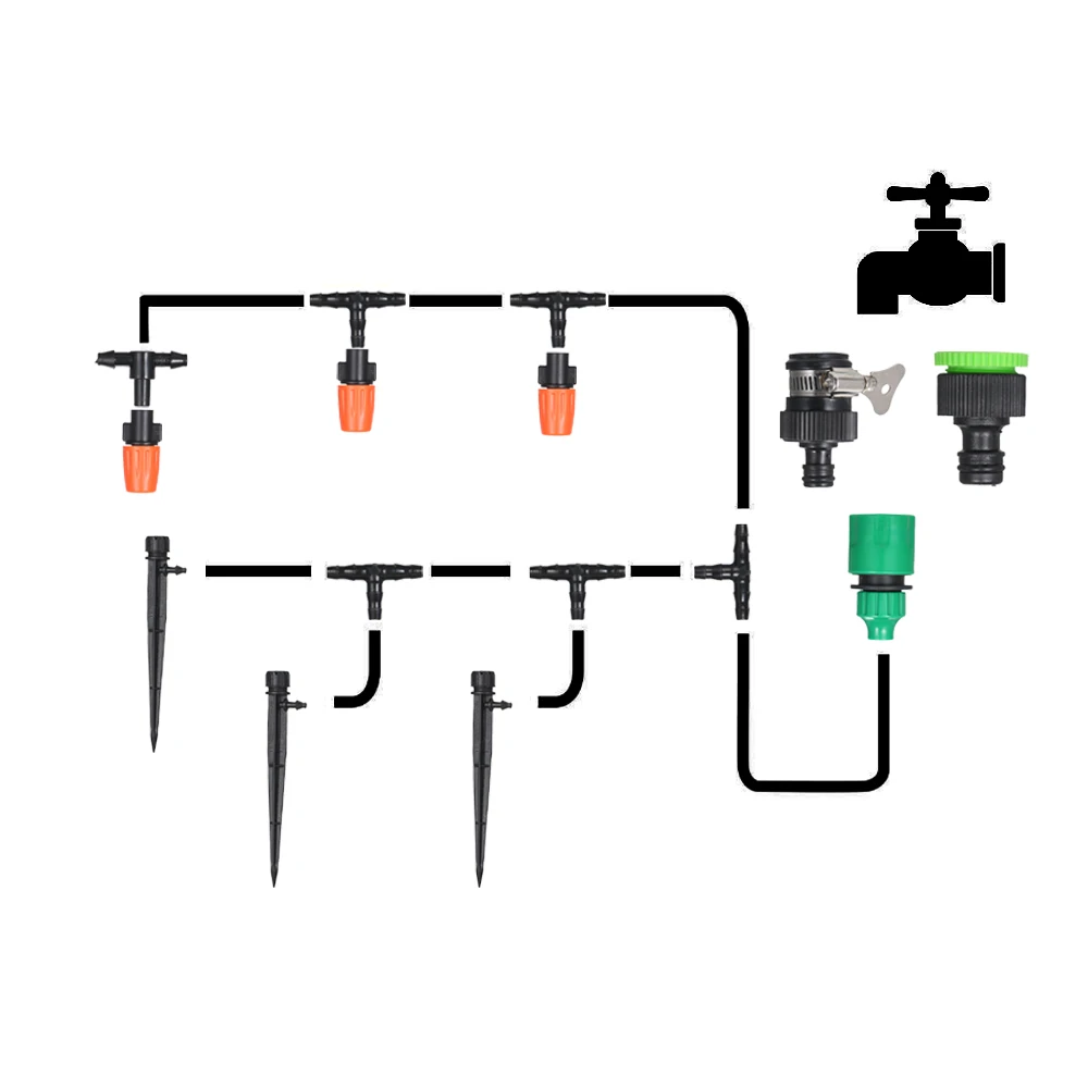 Капельный полив автоматический капельный 20 м | Дом и сад