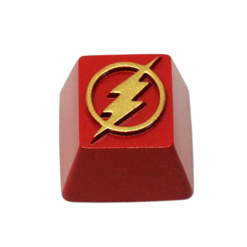 Feito à Mão Keycap para dc Super-herói o Flash Resina Personalizado Chave Boné 3d Estereoscópico Teclado Mecânico 1pc