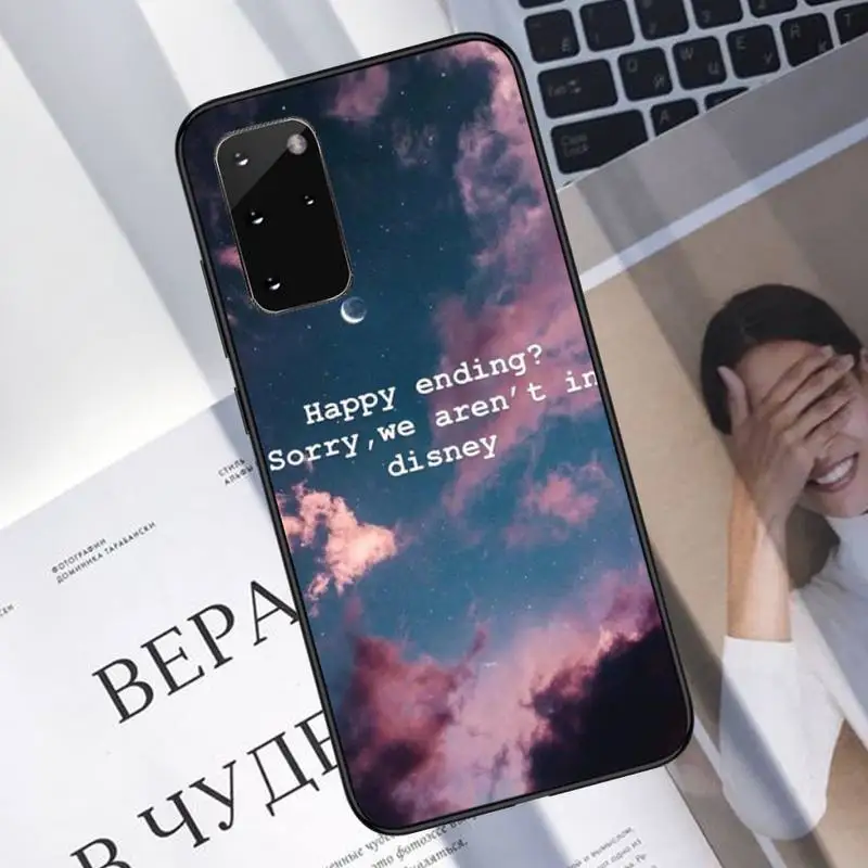 

Clouds letter passion colorful Phone Case For Samsung galaxy S 7 8 9 10 20 edge A 6 10 20 30 50 51 70 note 10 plus
