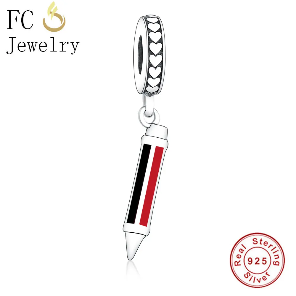 

Подвеска из серебра 925 пробы с бусинами-карандашами