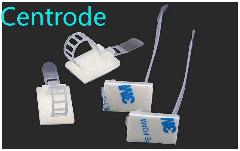 10 шт. самоклеящиеся фиксаторы для кабелей сиденья 3 м|Кабельные стяжки| |