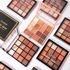 Палитра теней для век 16 цветов, мерцающие матовые водостойкие стойкие тени для век Блеск глаз, макияж косметика