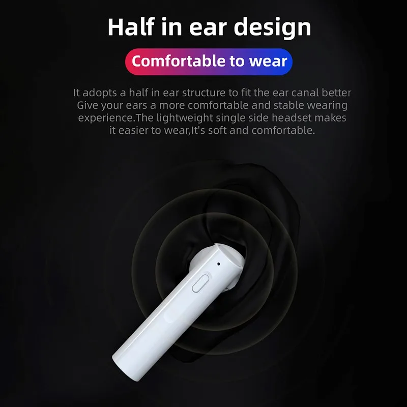 

Bluetooth Earphone Solar Charge Wireless Waterproof Headphones Solar Headset Bluetooth Stereo Gaming Earbuds with Microphone