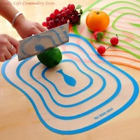 1pc 20 x 16 x 0 08cm kitchen plastic chopping cutting board non slip frosted breadboard flexible practical durable cooking tool