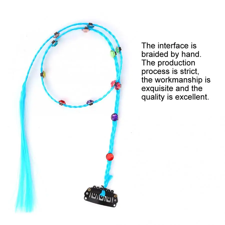 Цветные косички для париков бесследные накладные волосы наращивания блестящие