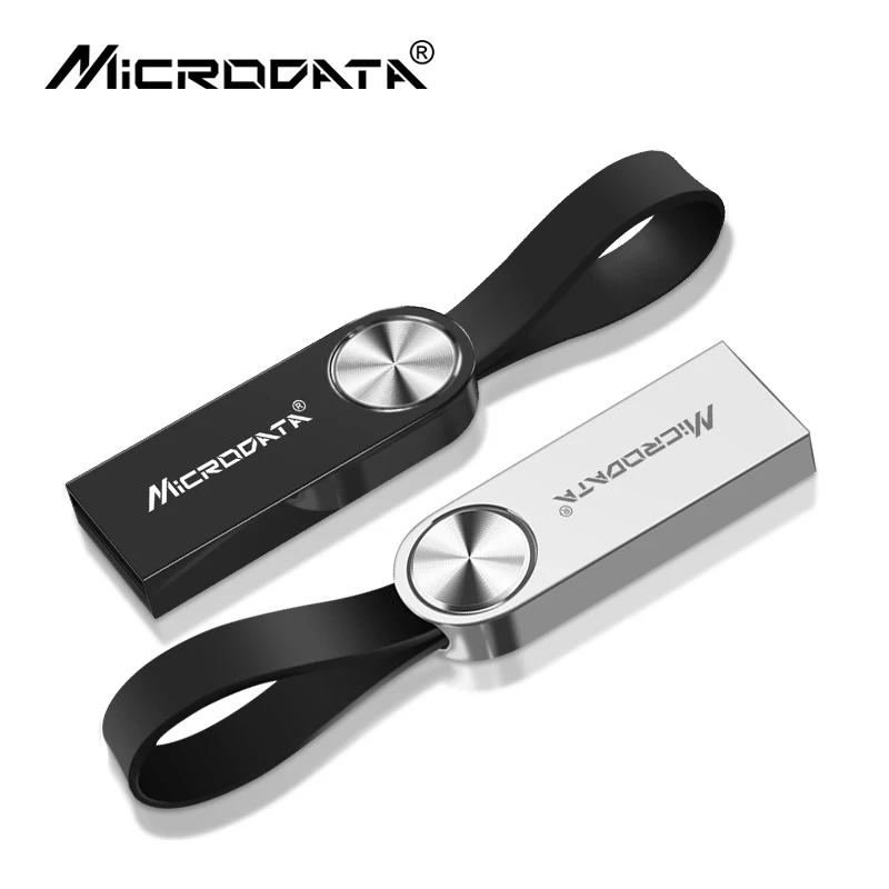 Серебристый/черный металлический флеш-диск usb 2 0 32 ГБ 16 высокоскоростной