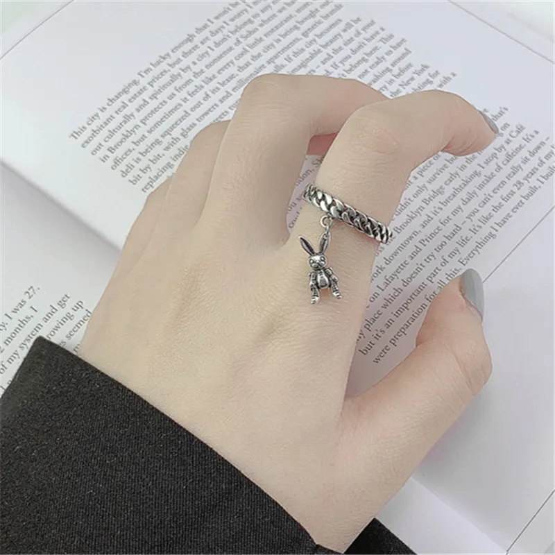 Женское винтажное плетеное кольцо кролик fflacel вечерние ювелирные украшения в