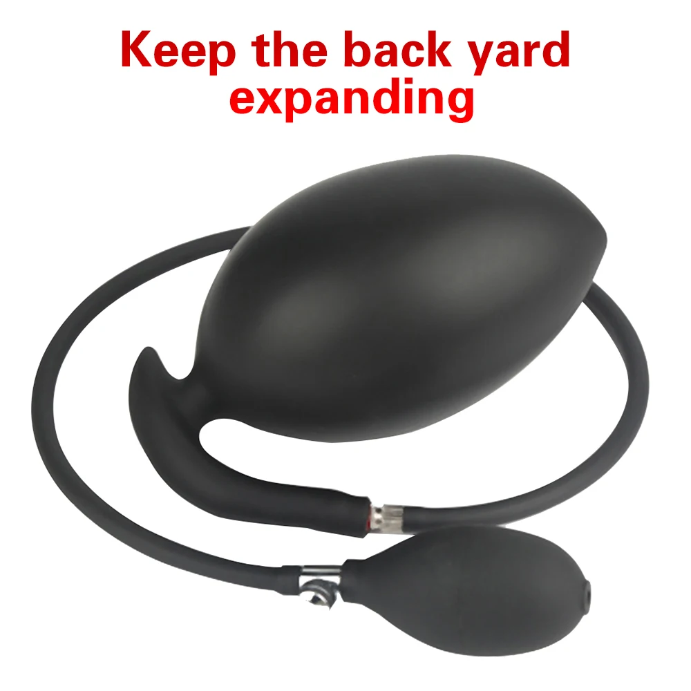 Пробка Анальная надувная очень большой массажер-расширитель массажер без