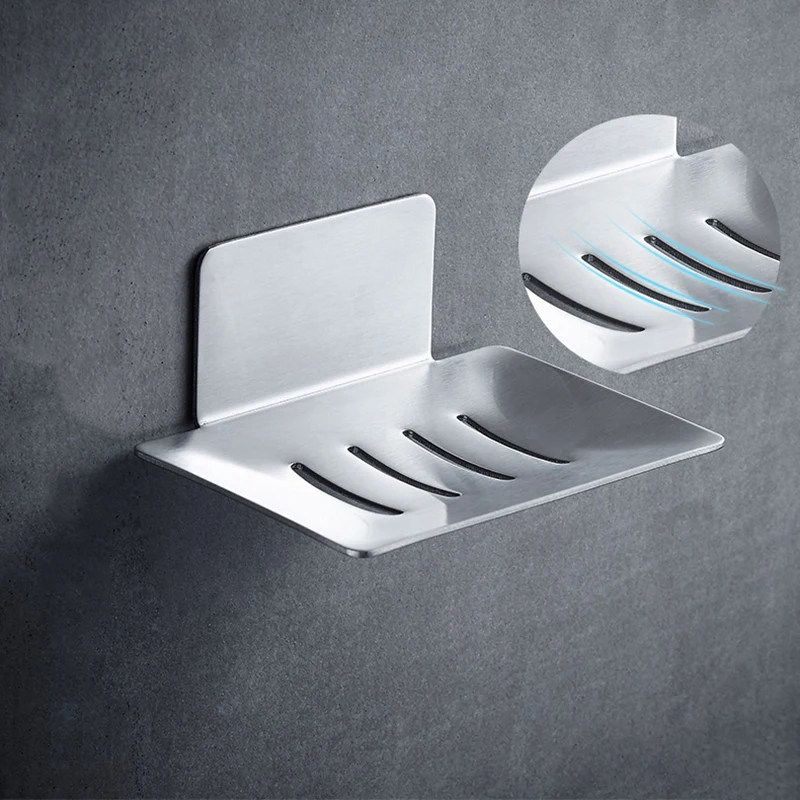 Подставка для мыла из нержавеющей стали настенный держатель губки посуды