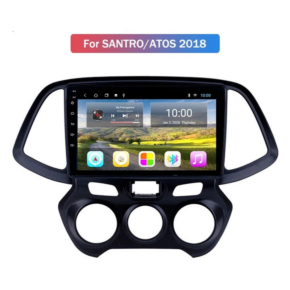 

Система Android 1024, четырехъядерный процессор, 2 ГБ + 32 ГБ, Wi-Fi, HD 600*2018, автомобильный GPS-навигатор для HYUNDAI SANTRO/ATOS, мультимедийное радио