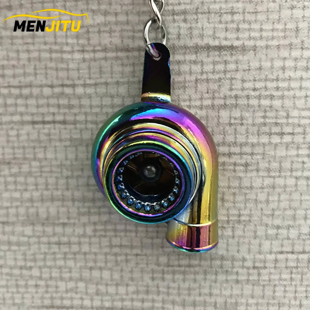 Брелок на колесо с черным ободом автомобильное Nos Turbo брелок металлическое кольцо