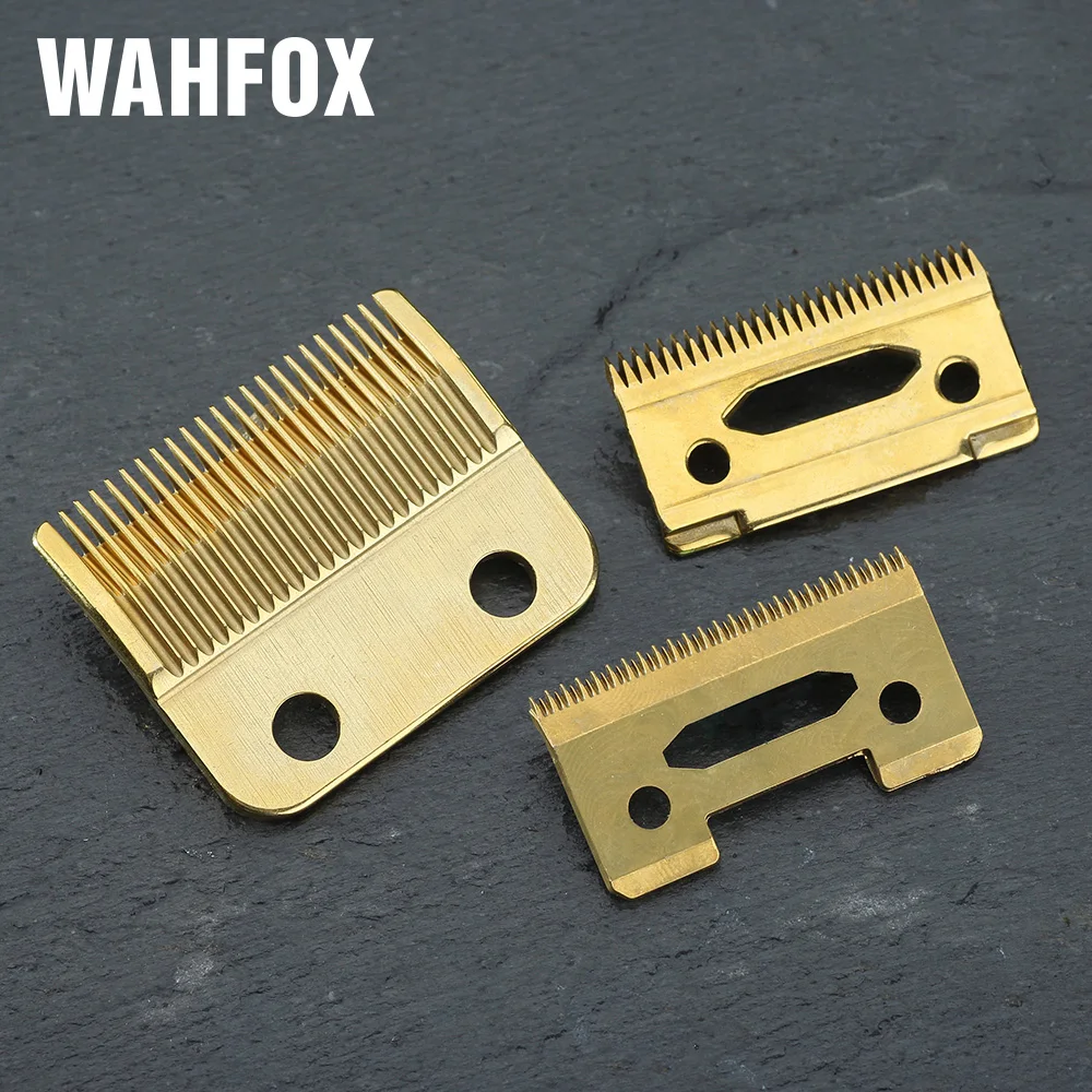 WAHFOX Professional Hair Clipper Blade High Carton Steel Accessories Golden Replacement Movable | Бытовая техника