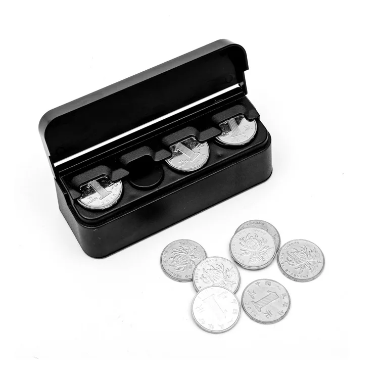 

Car Gift Small Storage Box Car Coin Box Home Car Dual-purpose Change Box Storage Box Containing 40 Coins Change Storage