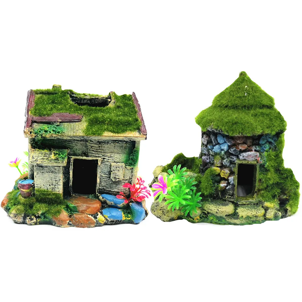 Кухонные инструменты для аквариума с орнаментом Dodge House Flocking Moss маленькое отверстие для дерева кухонные аксессуары