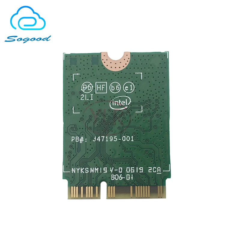 Dual band 2.4G&amp5G 1.73Gbps Wireless card for Intel AC 9560NGW 802.11a/b/g/n/ac NGFF /M2 wireless network card+bluttooth 5.0 |