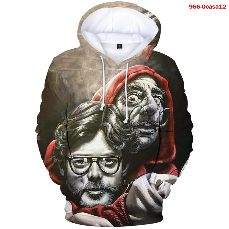 

La Casa De Papel толстовки деньги Heist футболки ТВ серии толстовка женская верхняя одежда House of Paper забавные женские уличная одежда