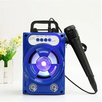 large size outdoor bluetooth compatible speaker wireless sound system bass stereo with led light computer peripheral audio