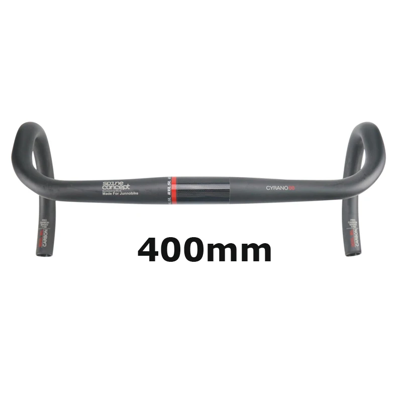 Red matte 400mm RXL SL рули для велосипеда Сверхлегкий UD матовый Руль Велоспорт велосипед Ручка Бент баров 380/400/420/440 из углеродного волокна, шоссейный руль - Цвет: Red matte 400mm