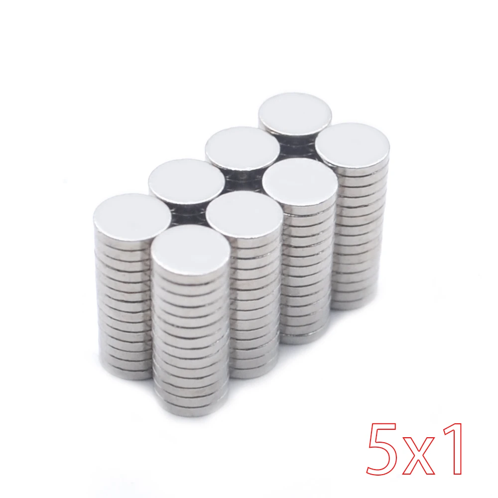 10 шт. мини маленький N35 Круглый Магнит 5x1 6x3,8, x для детей от 3 до 10x1 10x2 12x2 мм, постоянный магнит супер сильный - Цвет: 5x1mm