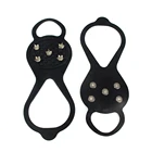 1 пара альпинистские скобы с 5 шипами противоскользящие скобы для льда снега кемпинга прогулок обувь с шипами зимние Нескользящие Чехлы для обуви