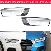 newcar front headlight head light lamp lens shell cover replacement for q3 2016 2017 2018