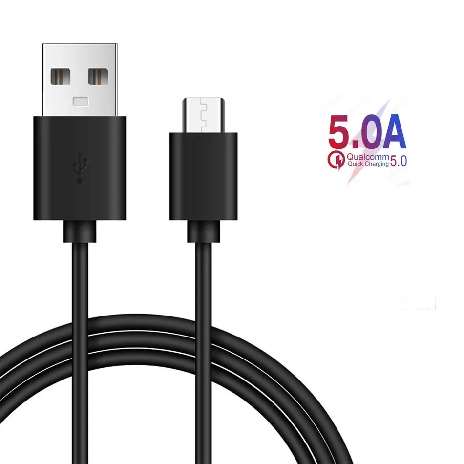 

Кабель Micro USB, 5 А, 1 м, 2 м