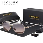 LIOUMO Модные солнцезащитные очки для женщин 2021 поляризованные очки женские элегантные очки Модные оттенки антибликовые женские очки